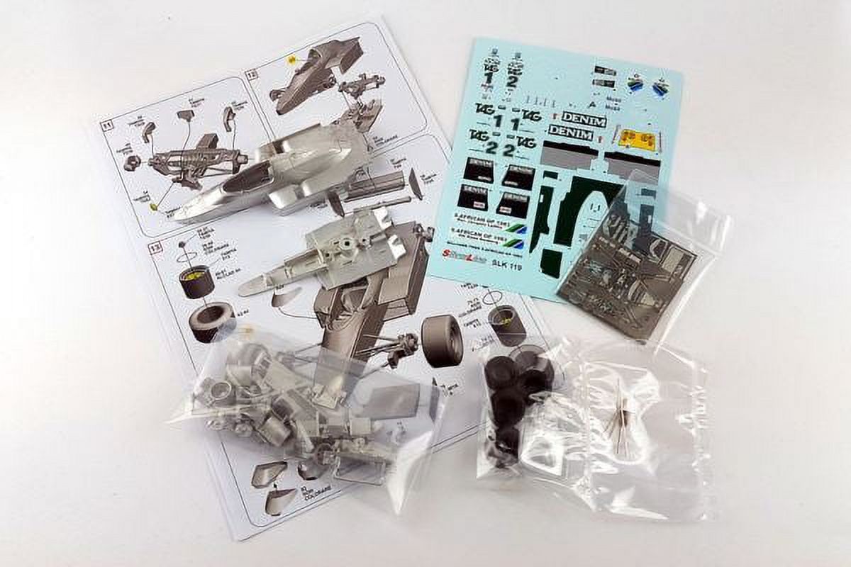 Tameo SLK119 Williams FW 09 Honda - 1983 - White Metal Car Kit - Scale 1:43, Made in Italy
