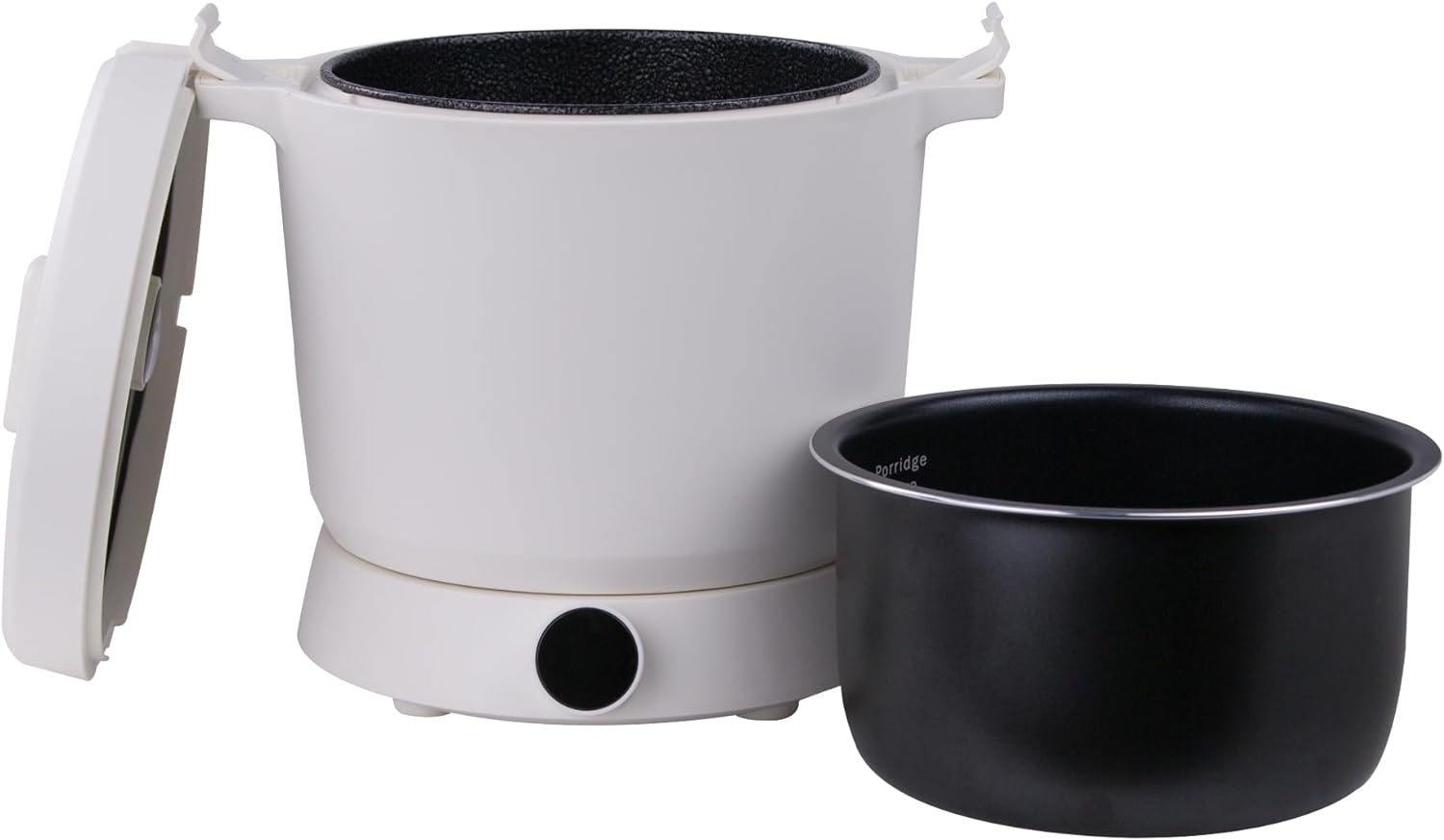 Detachable Rice Cooker and Hot Pot, 1.8L Multifunctional Electric Cooker Portable Ramen Cooker Small Split Rice Cooker Suitable For 1-3 People for Rice Oatmeal Porridge Soup Cake Hot Pot 800W 220V