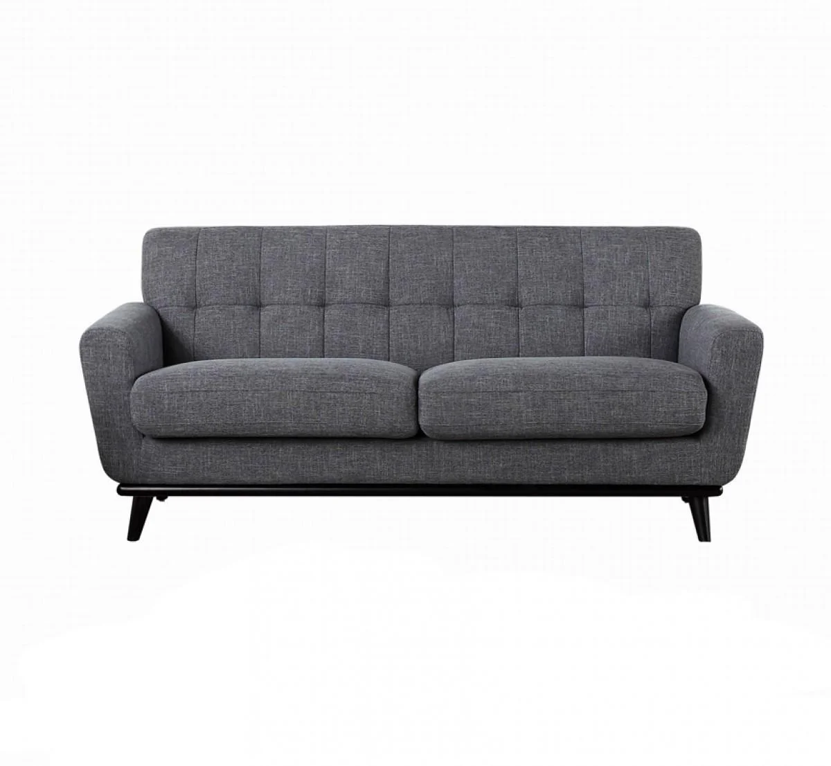 Divani Casa Corsair Modern Grey Fabric Sofa Contemporary VIG