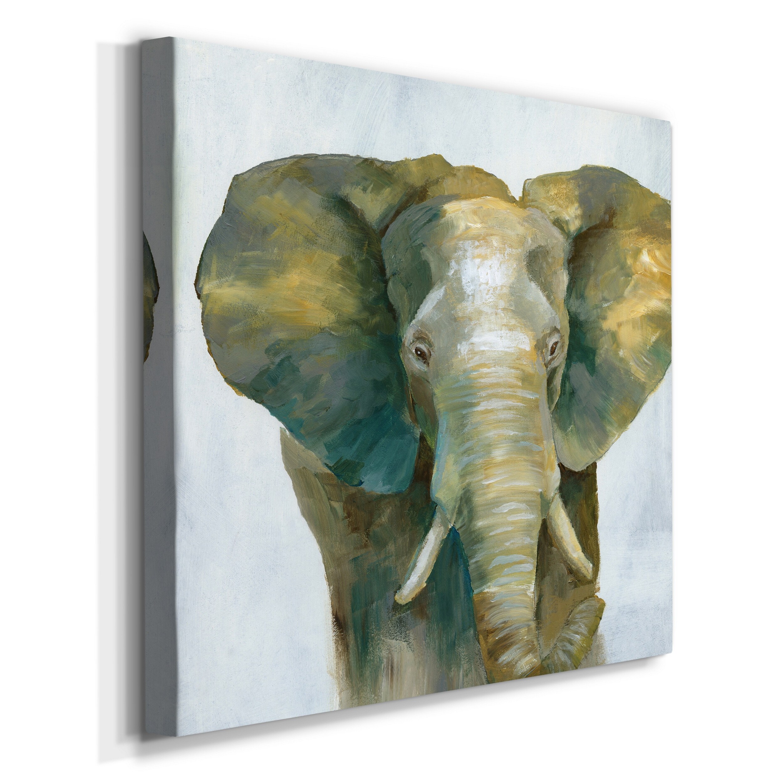 Wexford Home Jade Elephant-Premium Gallery Wrapped Canvas - Ready to Hang 10X10