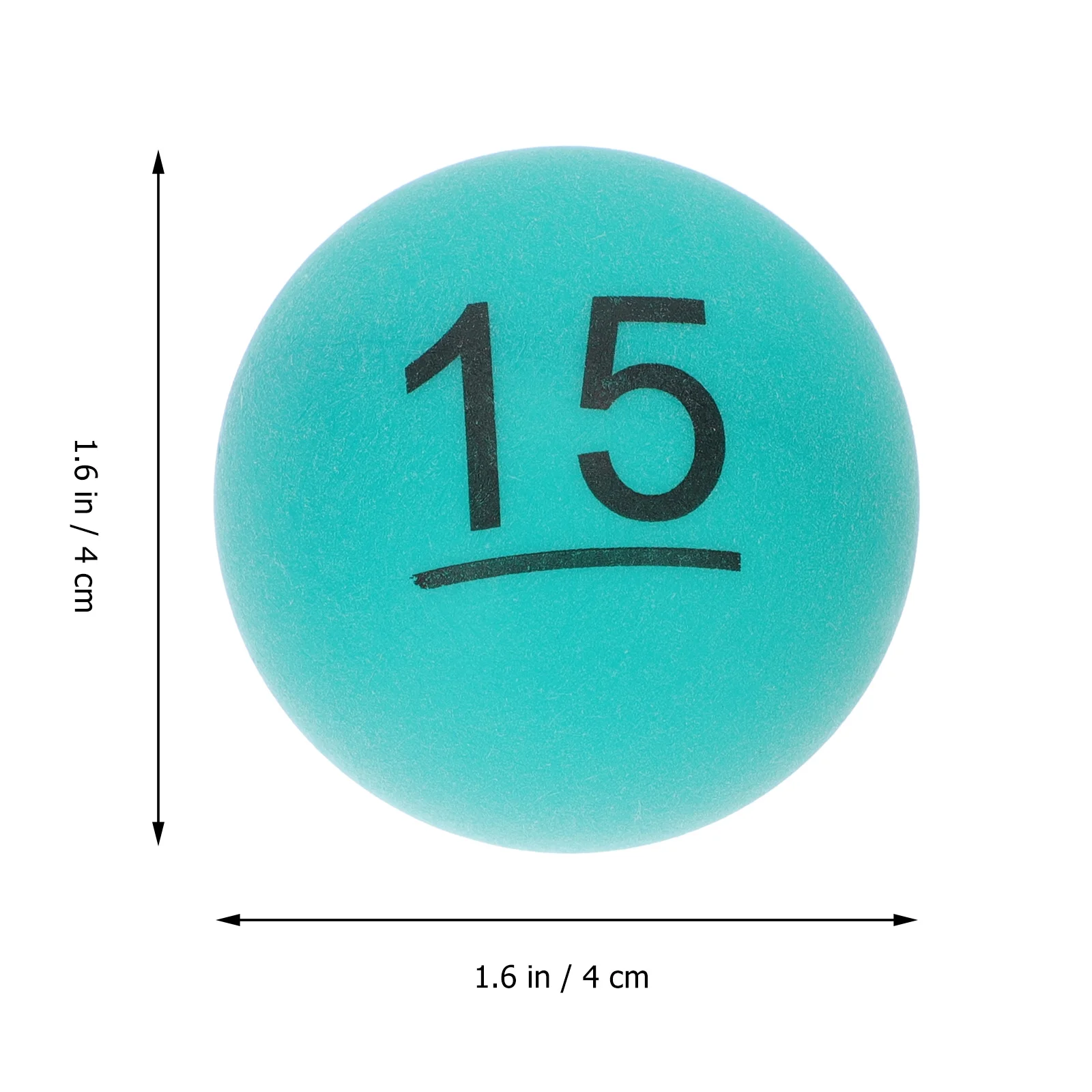 60PCS Seamless Game Balls Entertainment Plastic Number Balls Lottery Balls