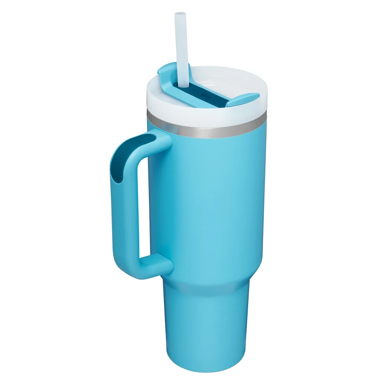 Stanley Quencher H2.0 FlowState Stainless Steel Vacuum Insulated Tumbler with Lid and Straw - 40OZ Pool