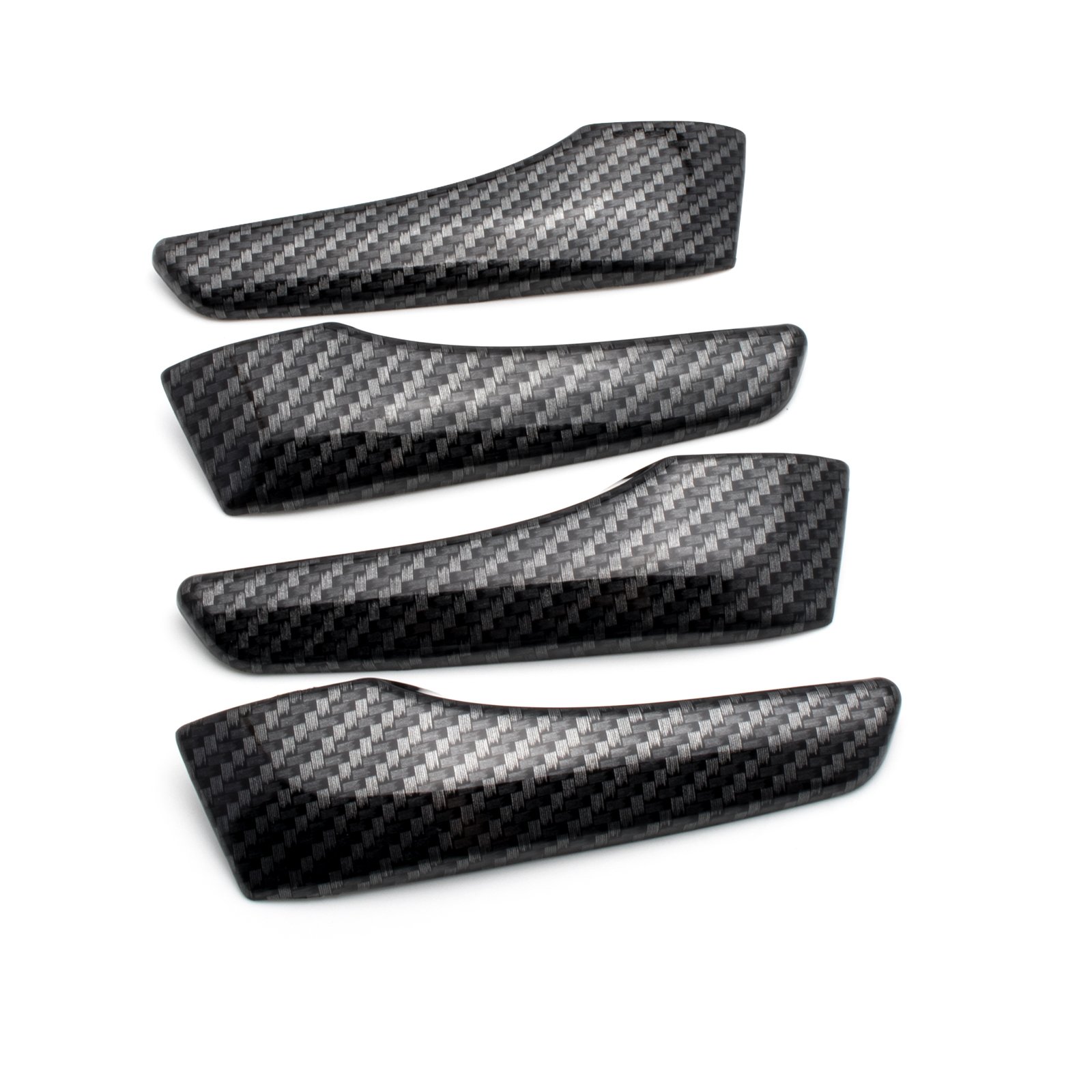 Xotic Tech 4pcs Carbon Fiber Style Car Inner Door Handle Cover Trim Protector for Toyota RAV4 2016-2019