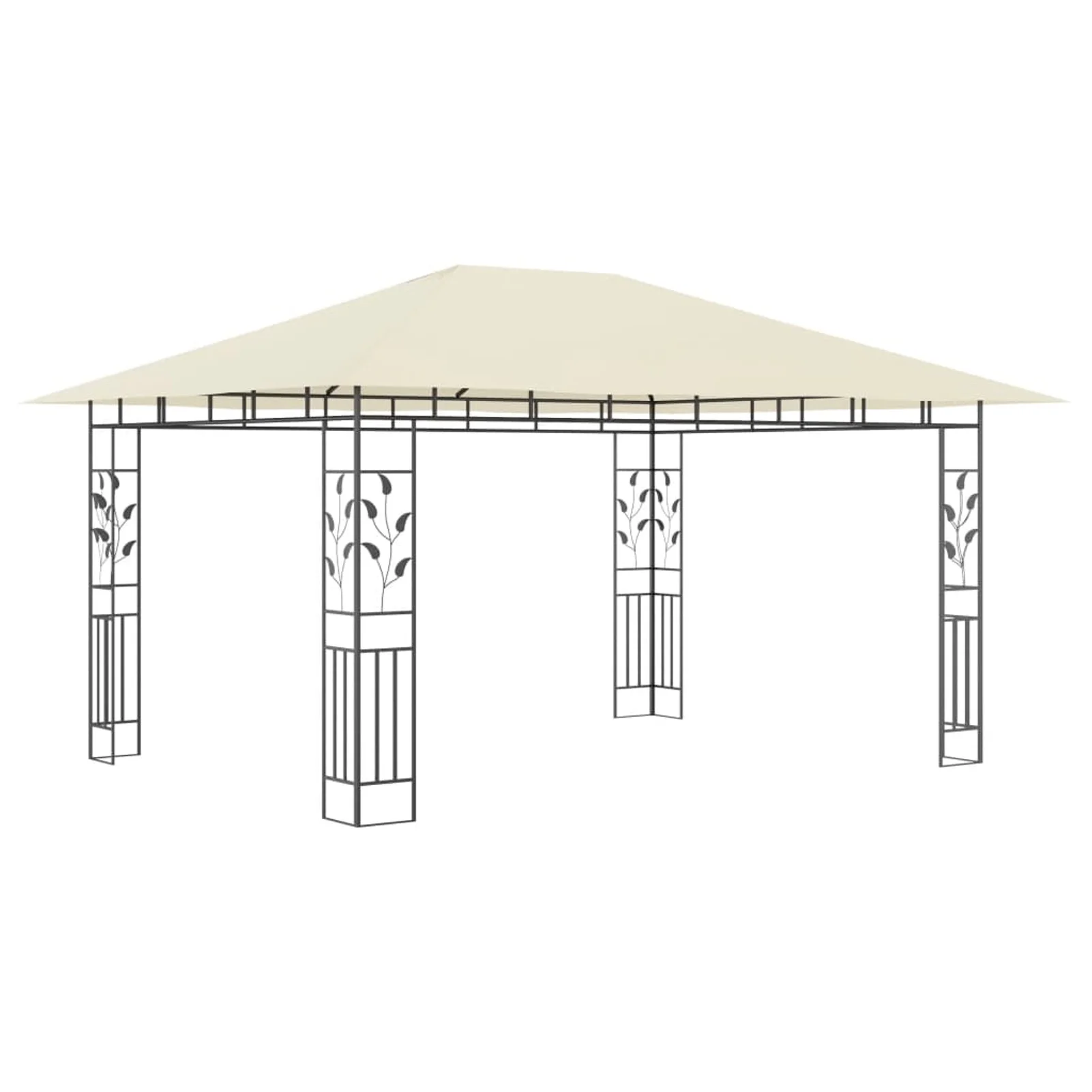 Gazebo with Mosquito Net 13.1'x9.8'x9' 0.6 ozft²