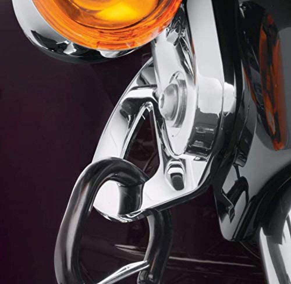 Chrome Tie Down Ring Clip Rings Set Bracket Mount Hardware Kit Harley Davidson Touring Street Glide Special Electra Ultra Classic Limited Low CVO ref 93500011 Strap Brackets Secure Trailer Hauling