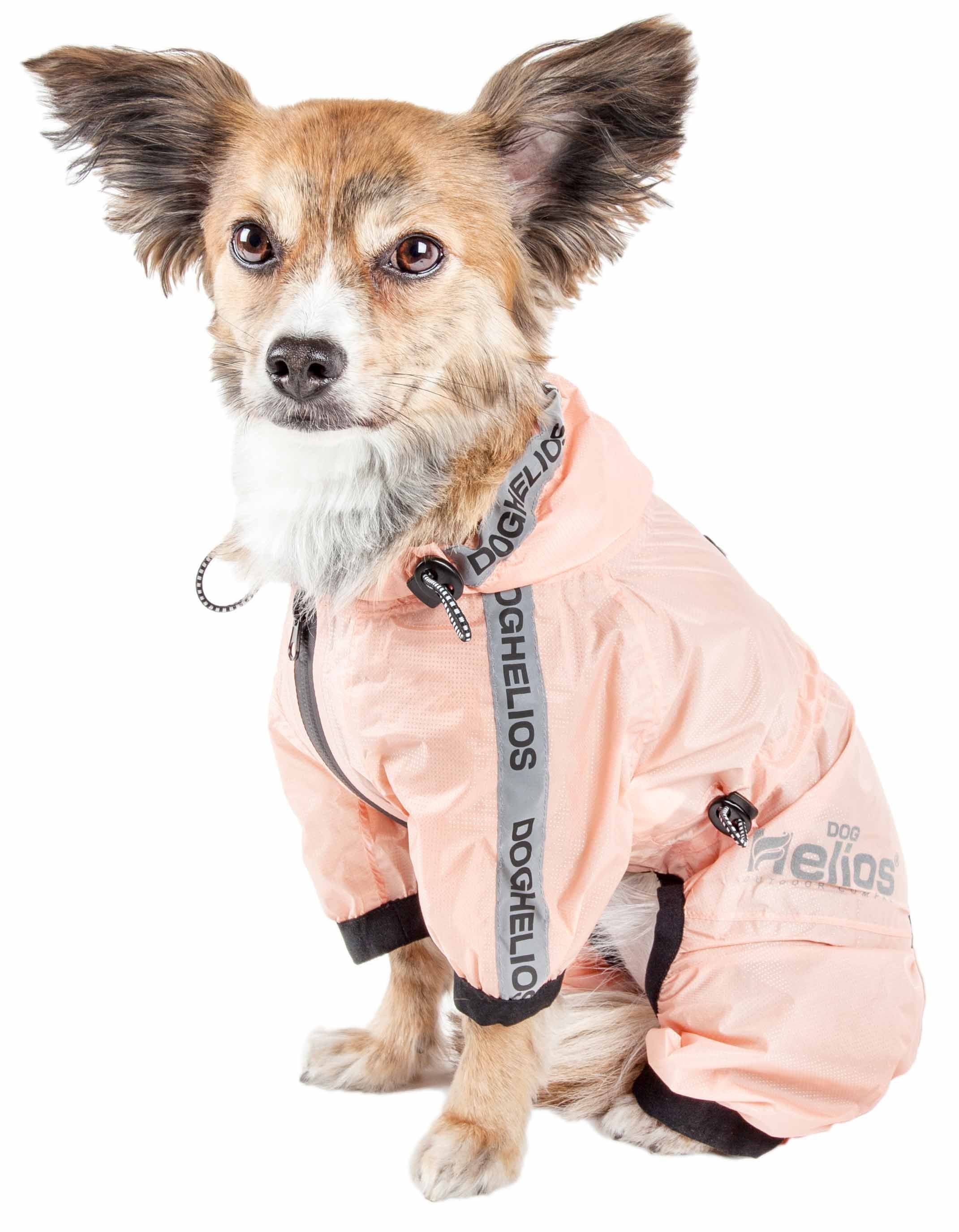 Dog Helios ® 'Torrential Shield' Waterproof Multi-Adjustable Full Bodied Pet Dog Windbreaker Raincoat