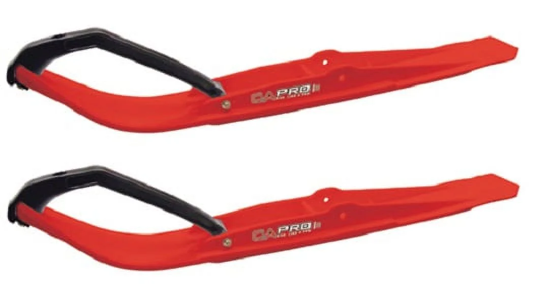 C&A Pro Red Razor Snowmobile Skis w/ 9