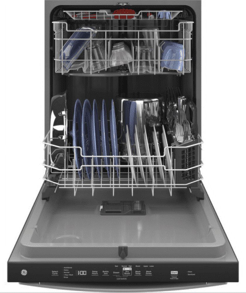 GE® Top Control with Plastic Interior Dishwasher with Sanitize Cycle & Dry Boost