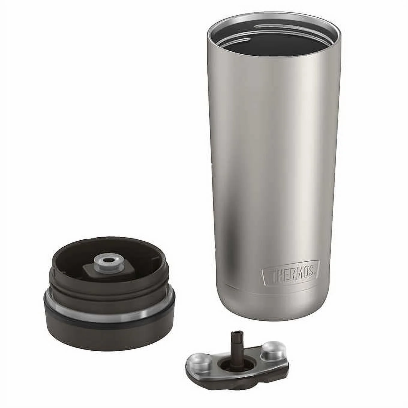 Thermos  Thermal  Travel Tumbler 18Oz  2pk - Alum/White