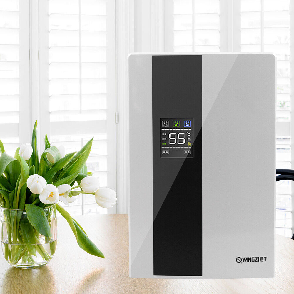 Wuzstar 2.2L Dehumidifier,Portable Quiet LCD Screen Air Dryer Damp Moisture Free for Basements, Bedroom,RV,0-30㎡