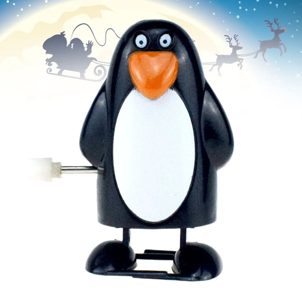 Creative Penguin Clockwork Wind Up Toys Fun Cartoon Educational Toys Party Favors Great Gift for Kids
