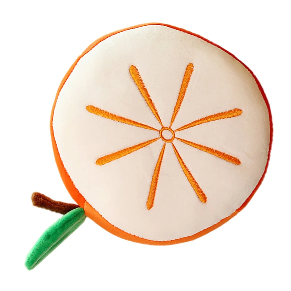 Throw pillow 25cm Simulation Lemon Throw Pillow Plush Kids Toy Funny Stuffed Toy Adorable Back Cushion for Kids Sofa Orange