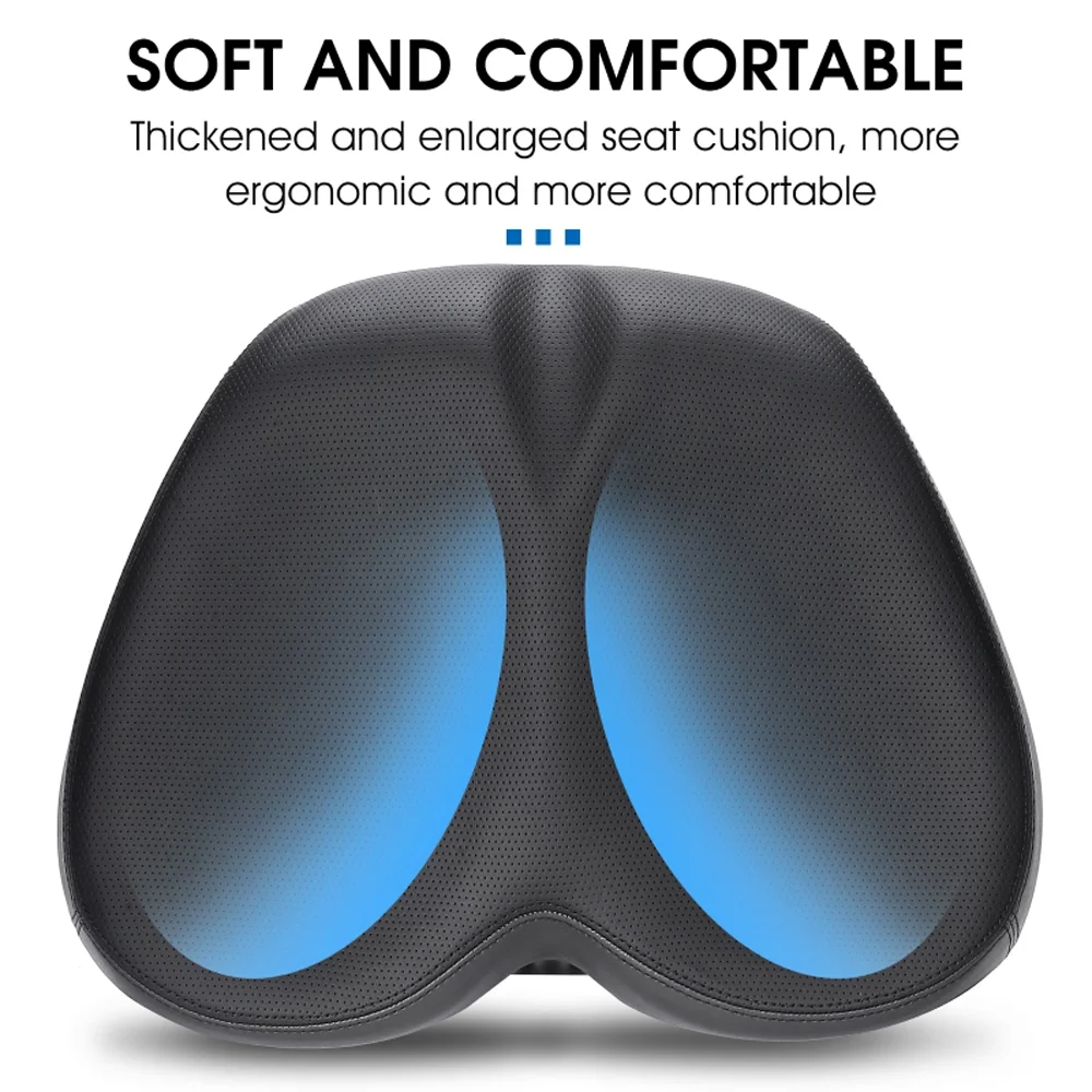 Anself Shockproof Cycling Seat Cushion, Ergonomic Saddle for Comfortable Long Rides