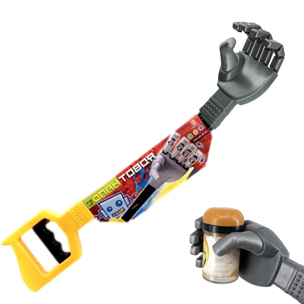 Mouind Interactive Toy Grabber, Robot Hand Toy Robot Arm Toy for Boys Girls Fun Early Learning and Hand Eye Coordination Play, 20 Inch (Gray)
