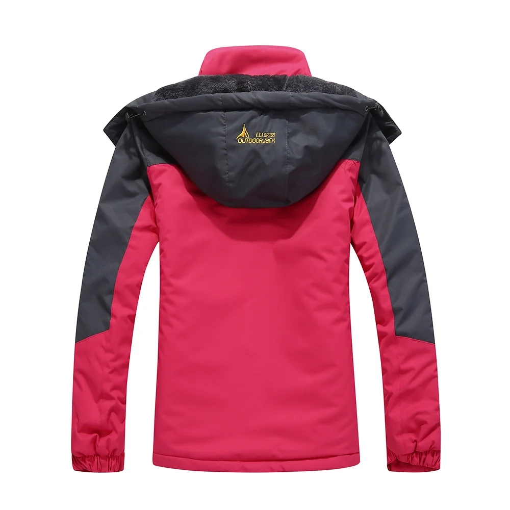 Women Mountain Waterproof Shell Jacket Ski Jacket Windproof Jacket Winter Warm Jacket for Camping Hiking Skiing