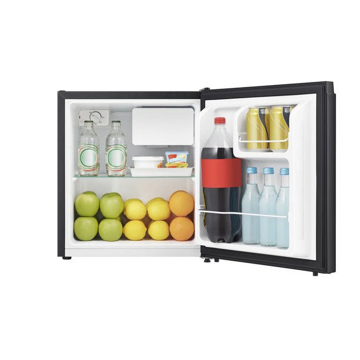 Restored Hisense WMS017M6XBE 1.6 Cu. ft. Single Door Mini Fridge , Black (Refurbished)