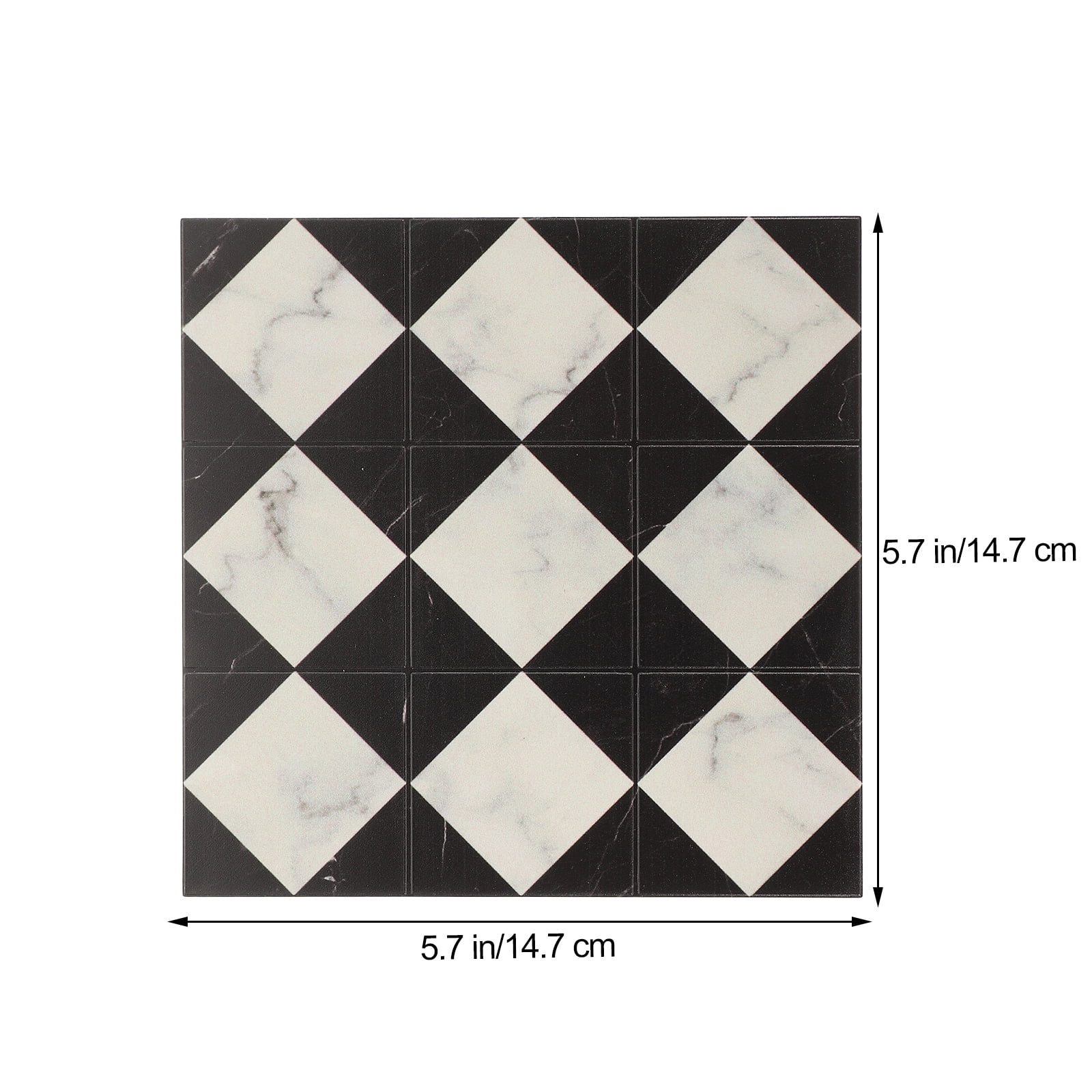 DIY Mini House Floor Tile Material Doll House Floor Layout Prop Vintage Microlandscape Prop