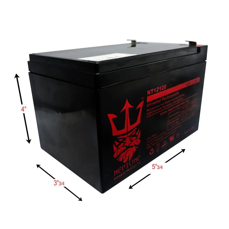 Electra Scooter Voy 12V 12Ah Replacement Electric Scooter Battery by Neptune - 3 pack