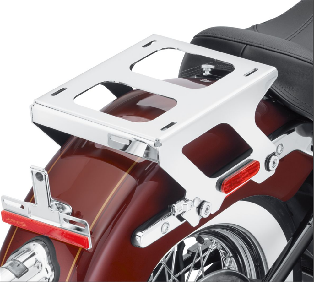 HTTMT- Holdfast Detachable Tour Pak Luggage Rack Compatible With18-20 Deluxe Heritage Softail Street Bob