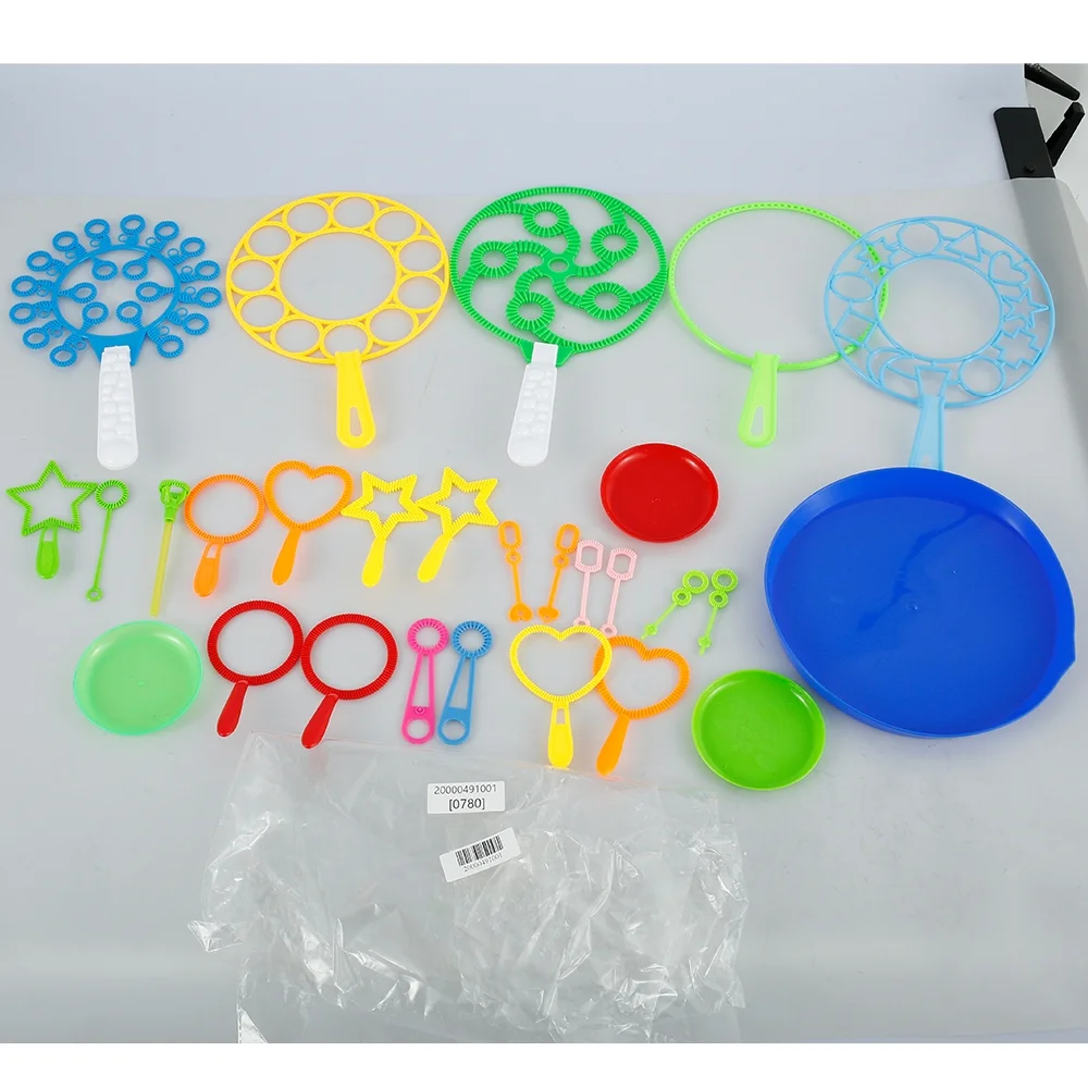 Willstar 28Pcs Bubble Wands Set,Blowing Soap Bubble Maker Sticks Making Tool Set, Kids Gift Birthday Party Games Toys Green