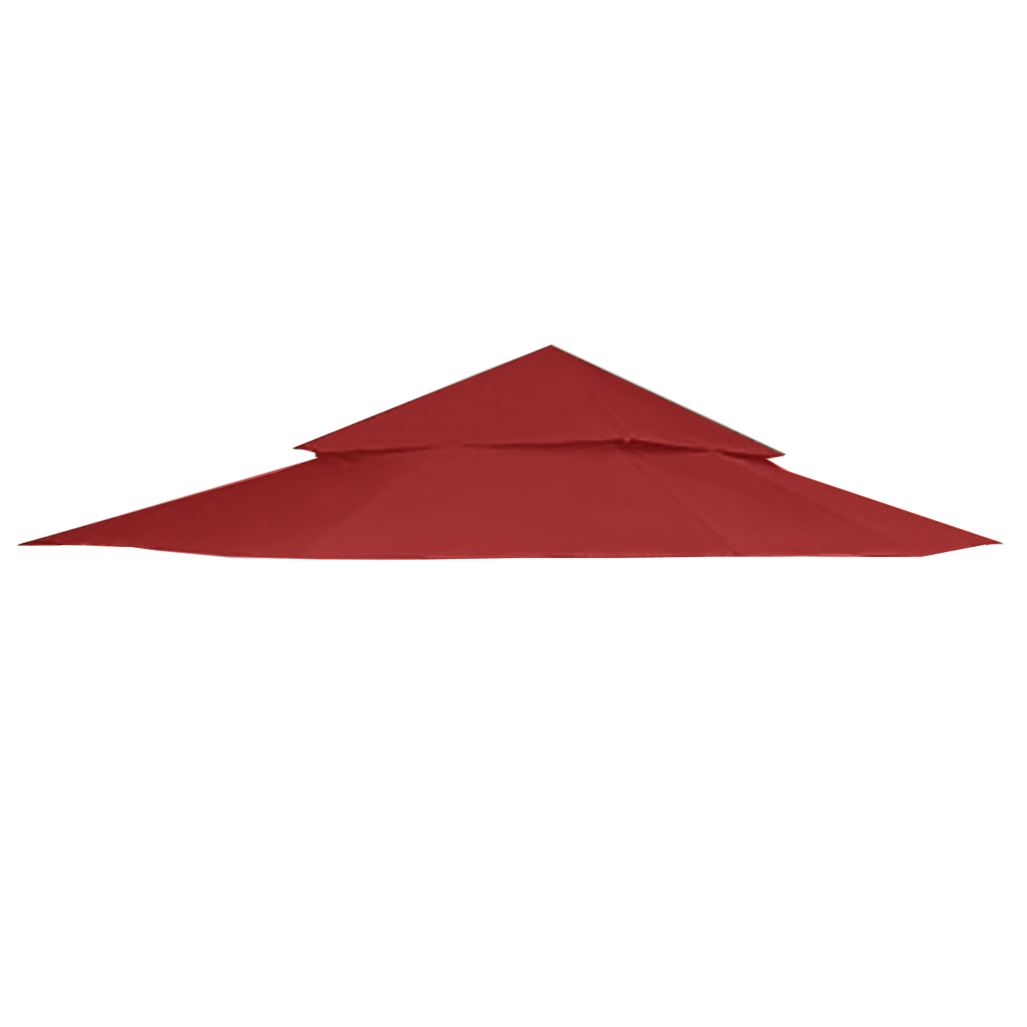 Garden Winds Replacement Canopy Top Cover for the 12' x 12' Harbor Gazebo - Cinnabar