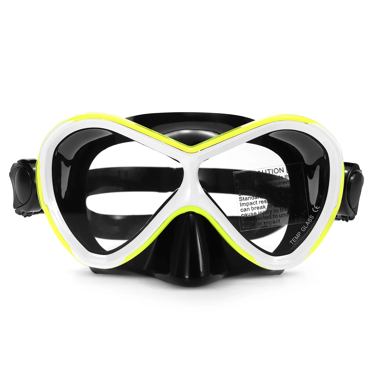 Carevas Professional Swimming Goggles with Dry Snorkel Tube Set -fog Goggles for Snorkel