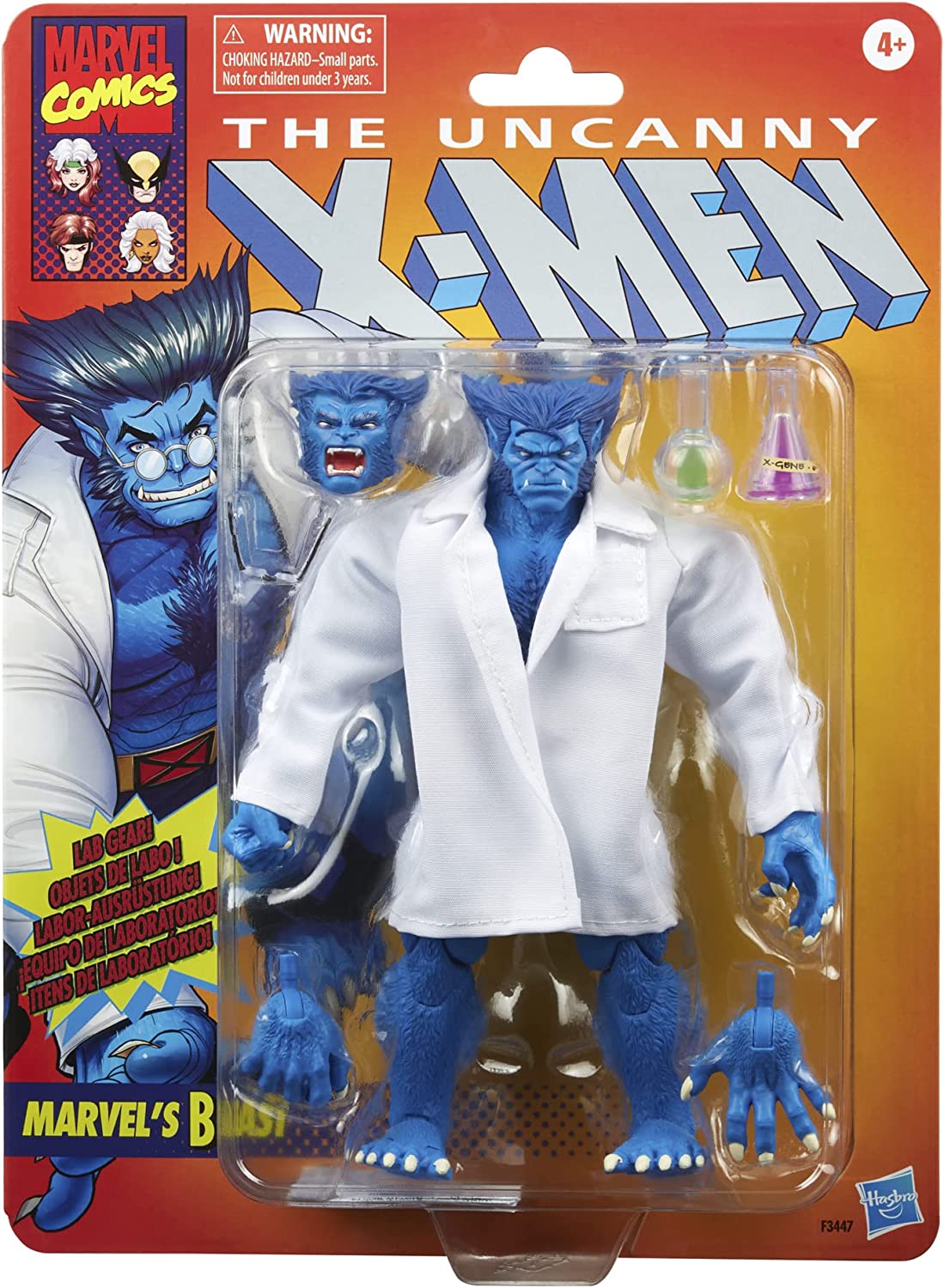 Hasbro - Marvel Comics Retro Card Series - The Uncanny X-Men - Marvel's Beast