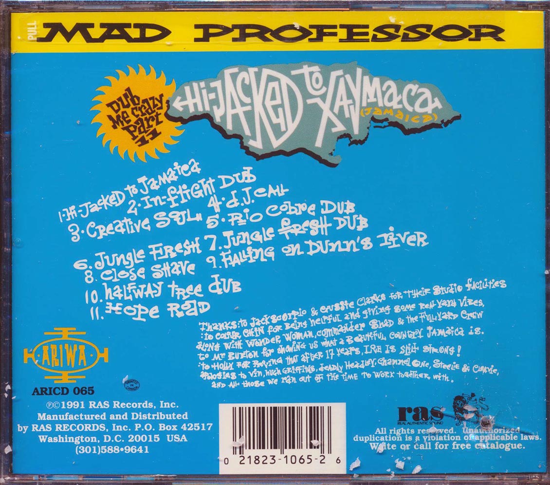 Mad Professor - Dub Me Crazy 11: Hijacked To Jamaica (marked/ltd stock) - CD