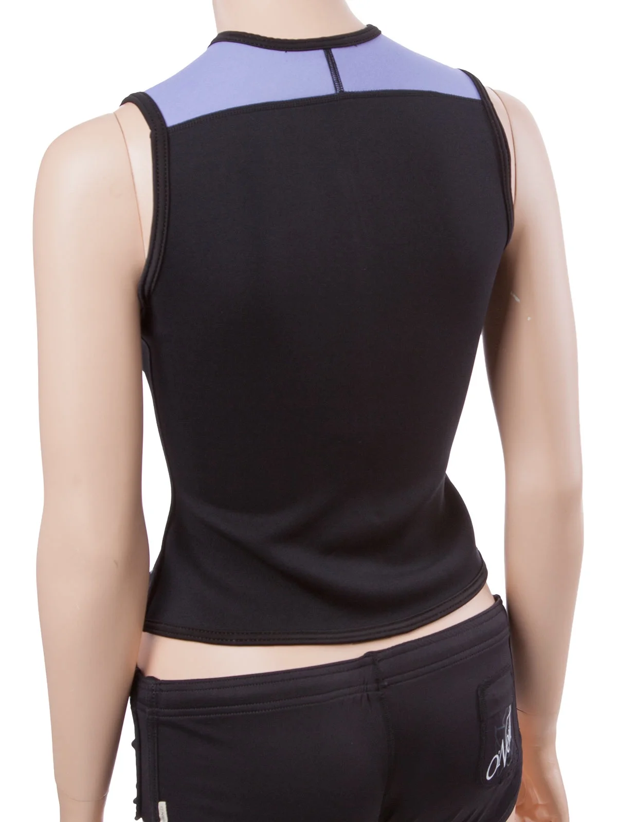 Neosport 2.5mm Zip Front Women's Wetsuit Sport Vest 10 Black/lavender