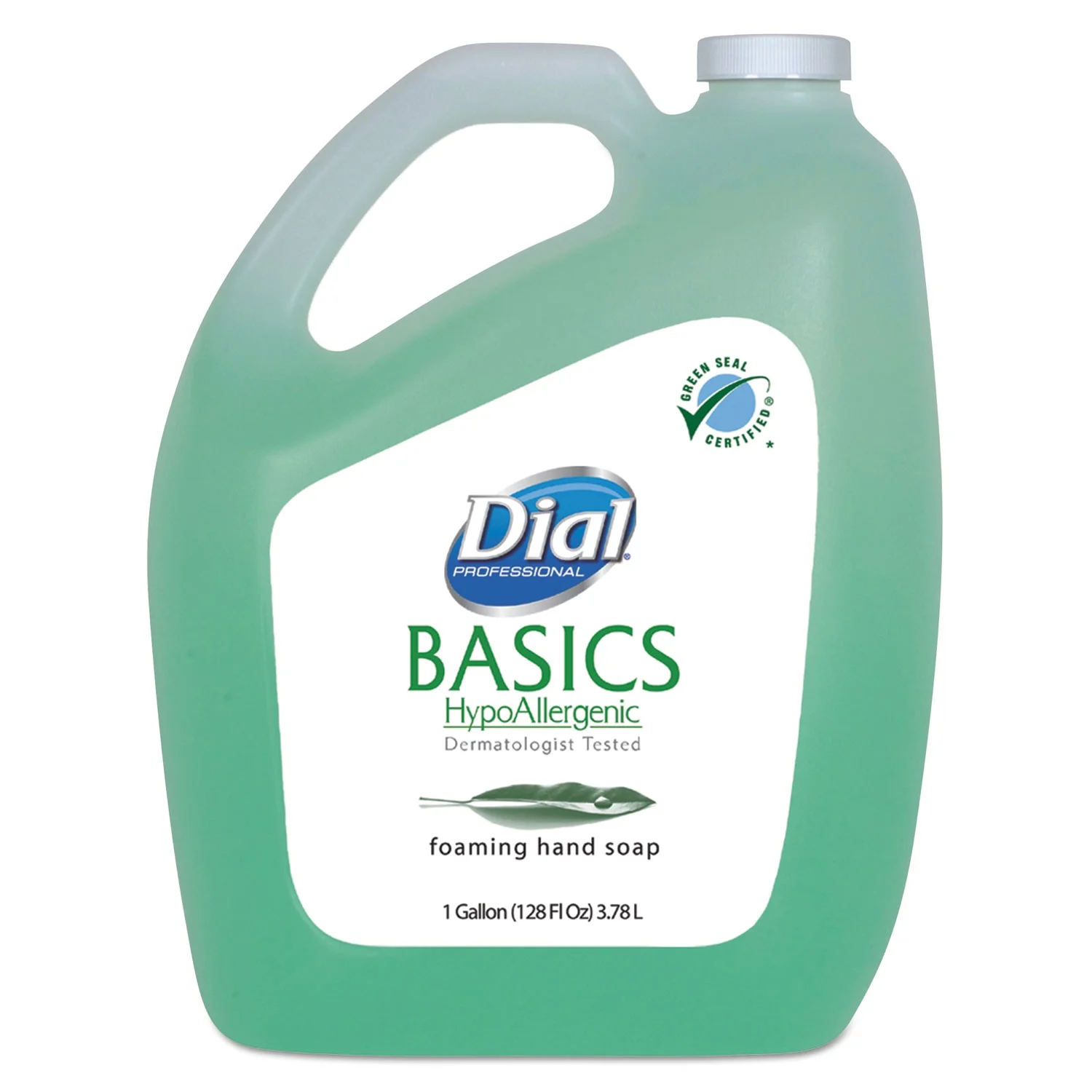 Dial Professional 1700098612 Basics Hypoallergenic Foaming Hand Wash, Honeysuckle, 1 Gal