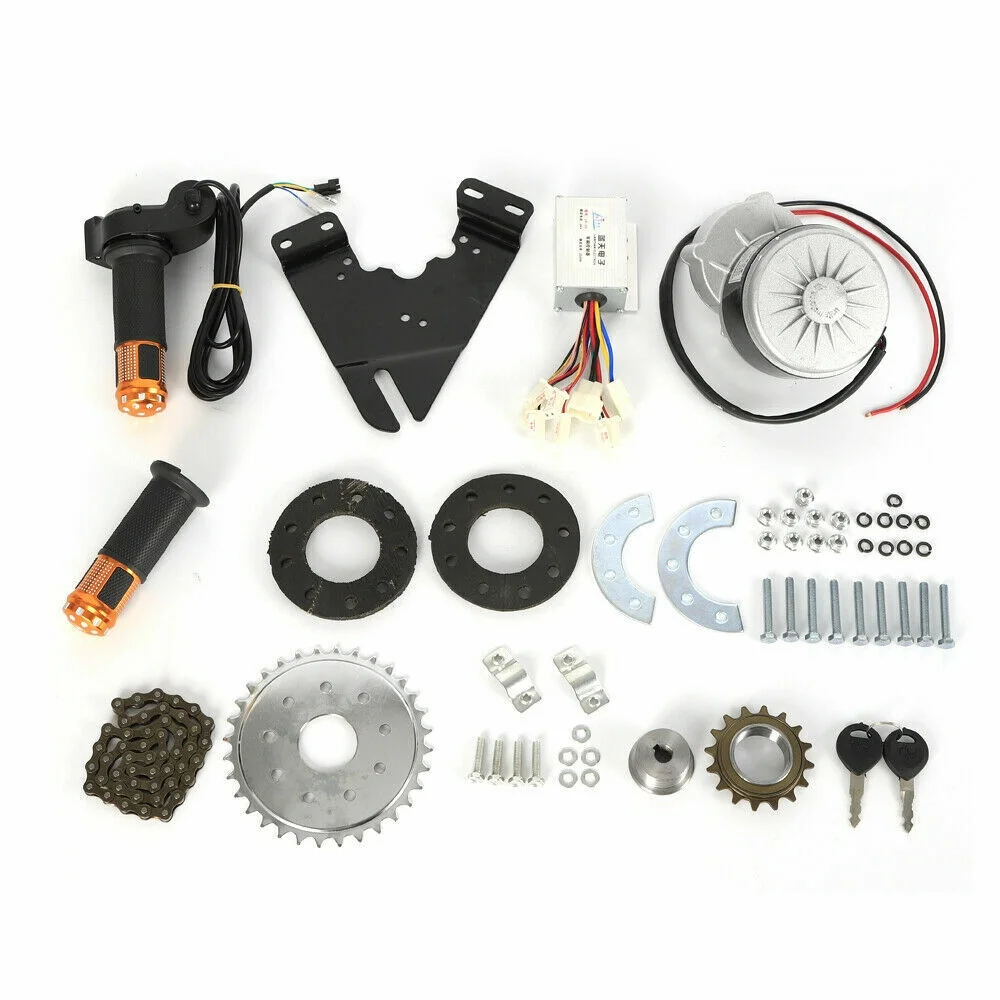 TOOL1SHOoo 350W Electric Drive Bike Conversion Thumb Kit Twist Kit Conversion Custom