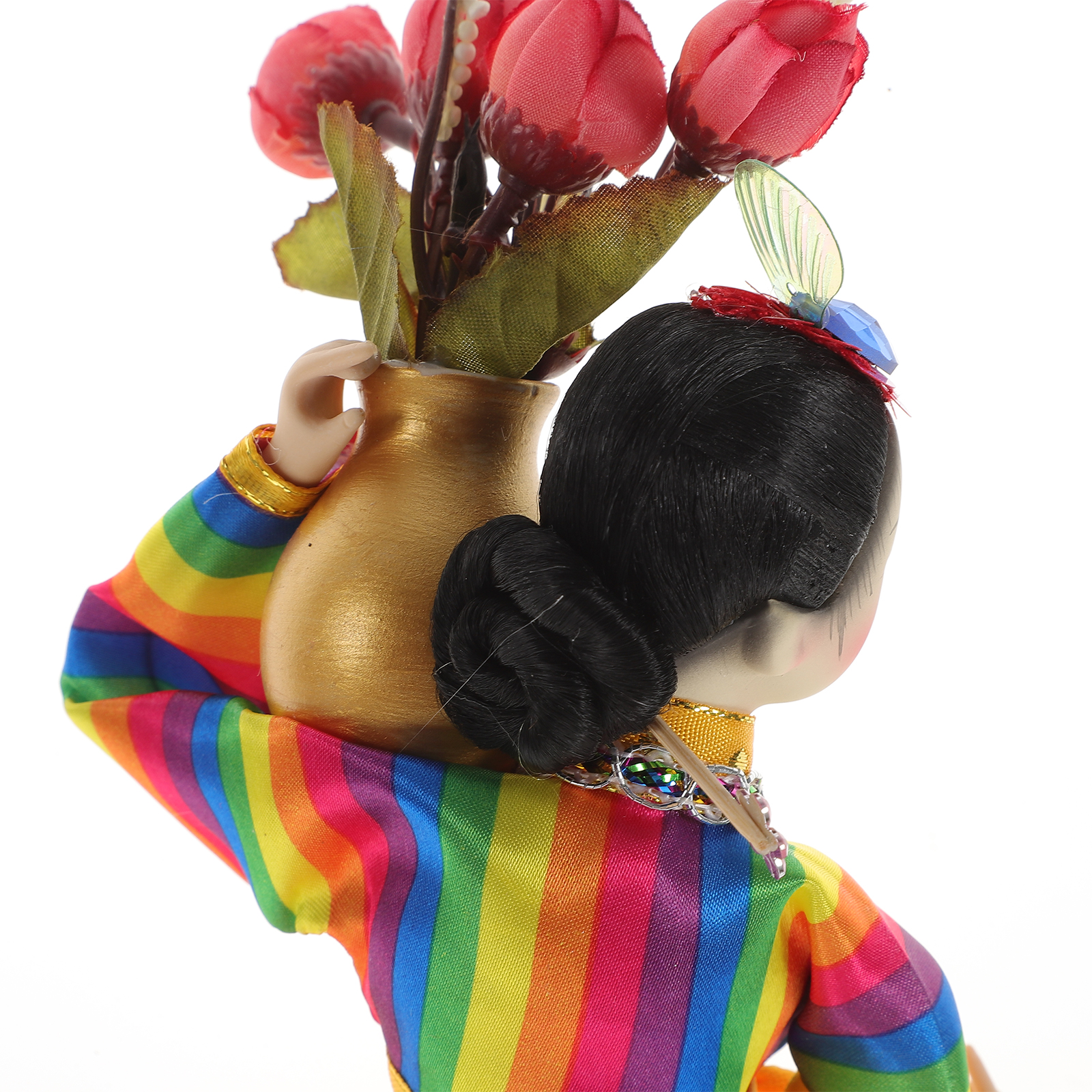 Korean Hanbok Dolls Korean Traditional Handicraft Hanbok Dolls Oriental Figure Souvenir Gift Desktop Decoration