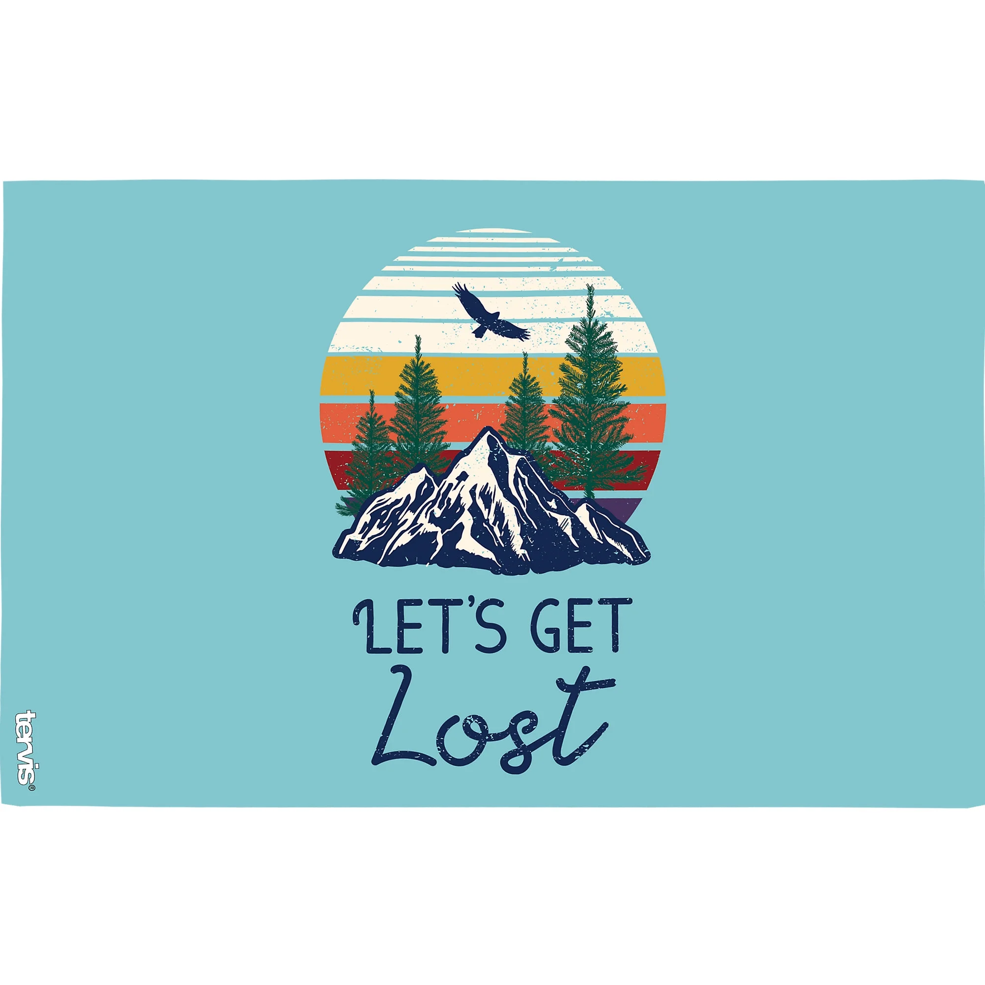 Tervis Let's Get Lost Made in USA Double Walled  Insulated Tumbler Travel Cup Keeps Drinks Cold & Hot, 16oz, Classic