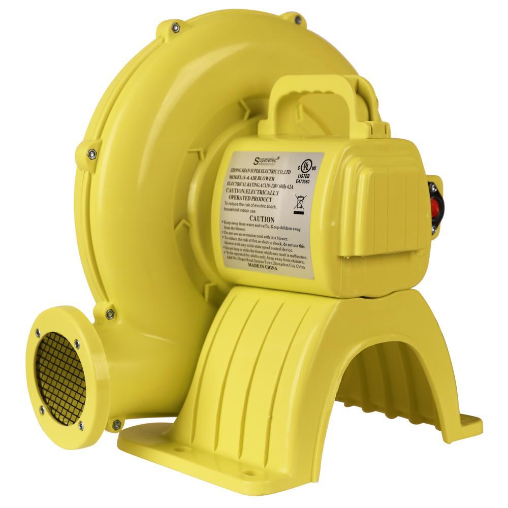 SalonMore 450W Air Blower For Inflatable Bounce CE, GS, UL Certification Standards Pump Fan Yellow