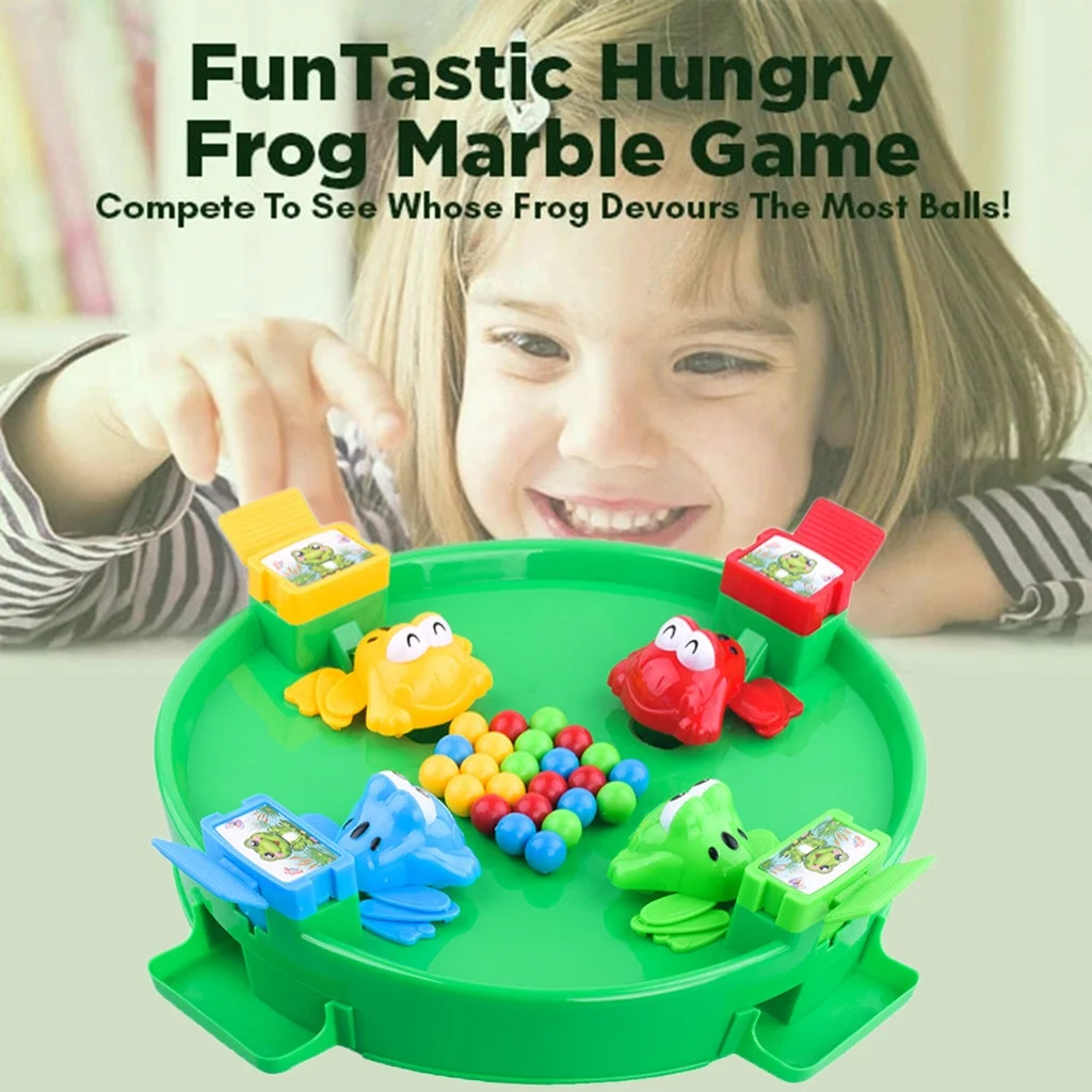 Spftem Educational Toys for 2 Year Old Hungry Frogs Game Creative Desktop Toys Interactive Fun Board Game