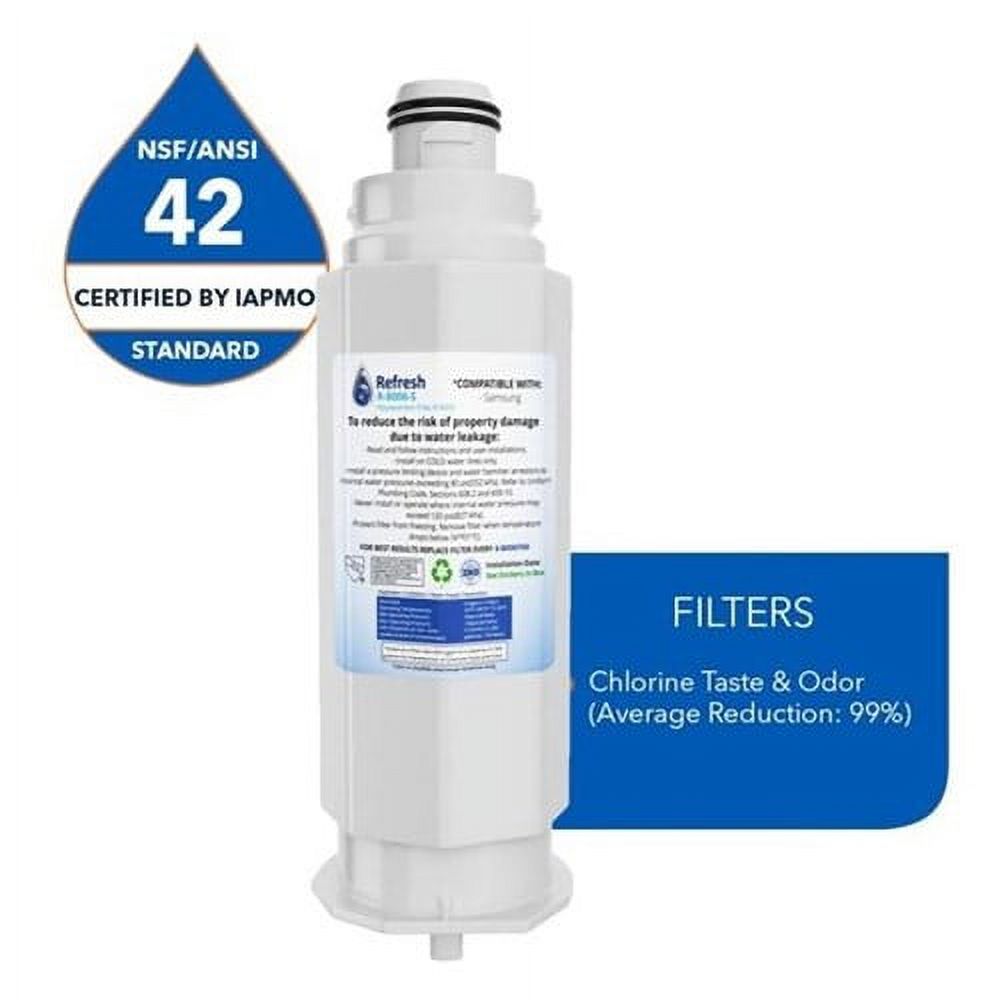 Replacement Filter For Samsung DA97-17376B / HAF-QIN / HAF-QIN/EXP / R-8006 (6-Pack) Refrigerator Water Filter
