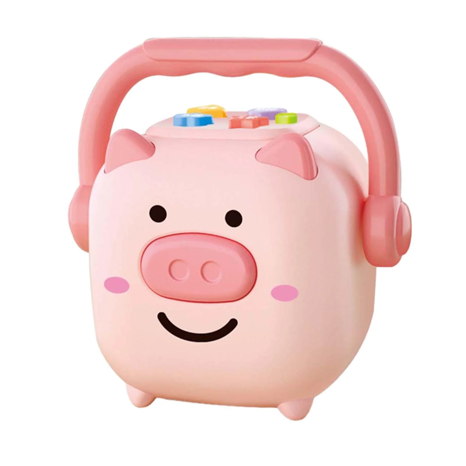 PETSOLA Pig Piggy Bank Pig Shape Money Box Sculpture Change Container Money Saving Jar Money Saving Box for Living Room Shelf Cabinet