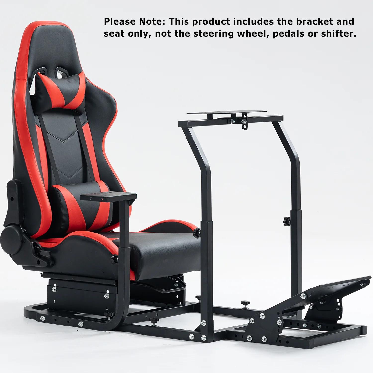 Supllueer G920 Racing Simulator Cockpit Wheel Stand with Seat Compatible with Logitech Thrustmaster