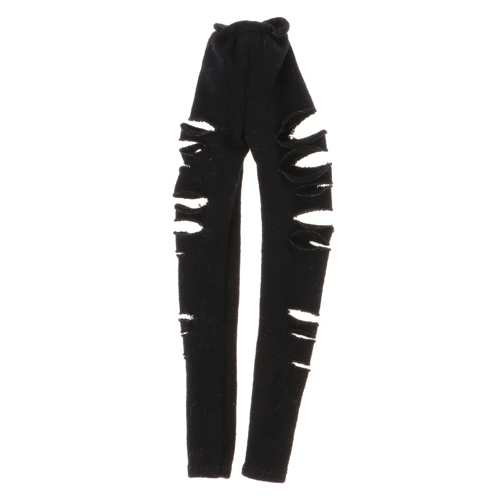 1/6 Casual Skinny Ripped Pants for 12'' Blythe Doll Clothes Accessories