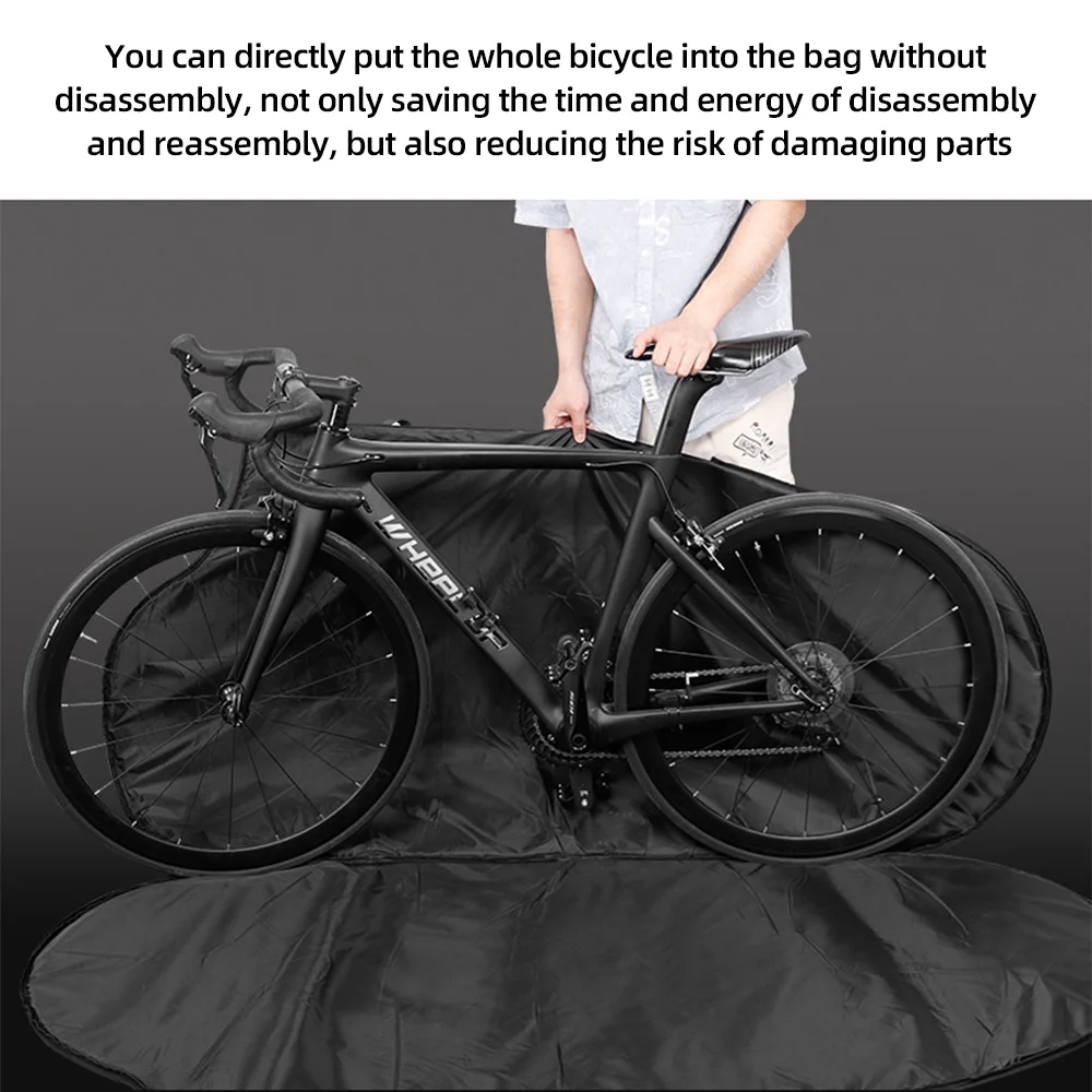 Htovila Mountain Bike Waterproof Storage Bag, Oxford Cloth Carry Case for 27.5in Bike Transport