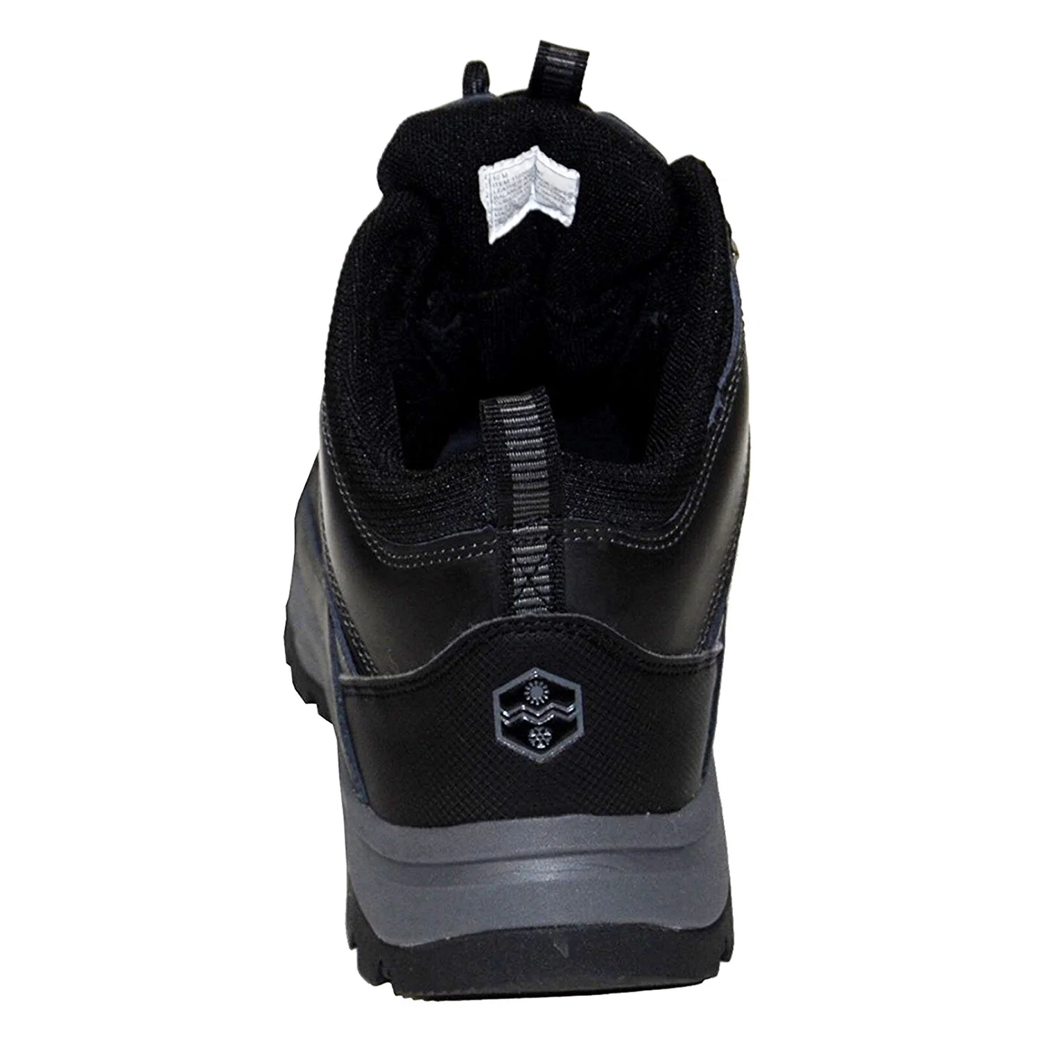 Khombu Summit Men's Leather Hiking Outdoor Tactical Black Boots