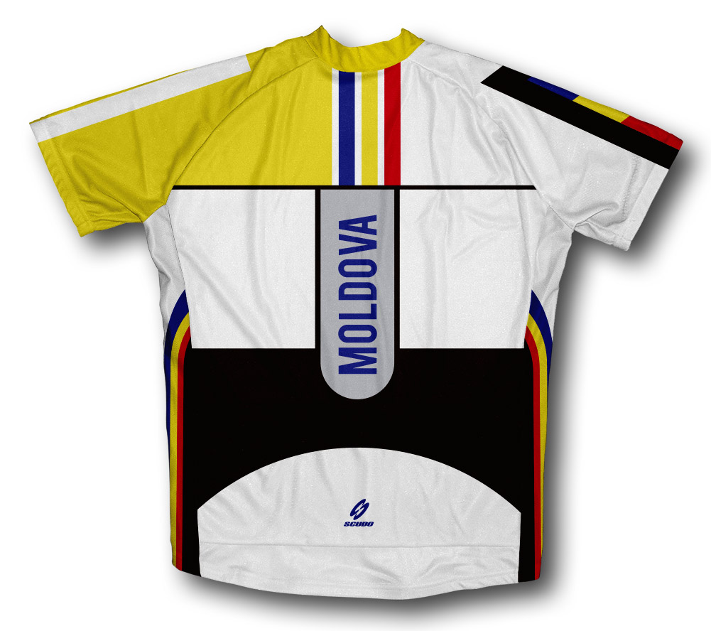 Moldova ScudoPro Short Sleeve Cycling Jersey  for Men - Size XS