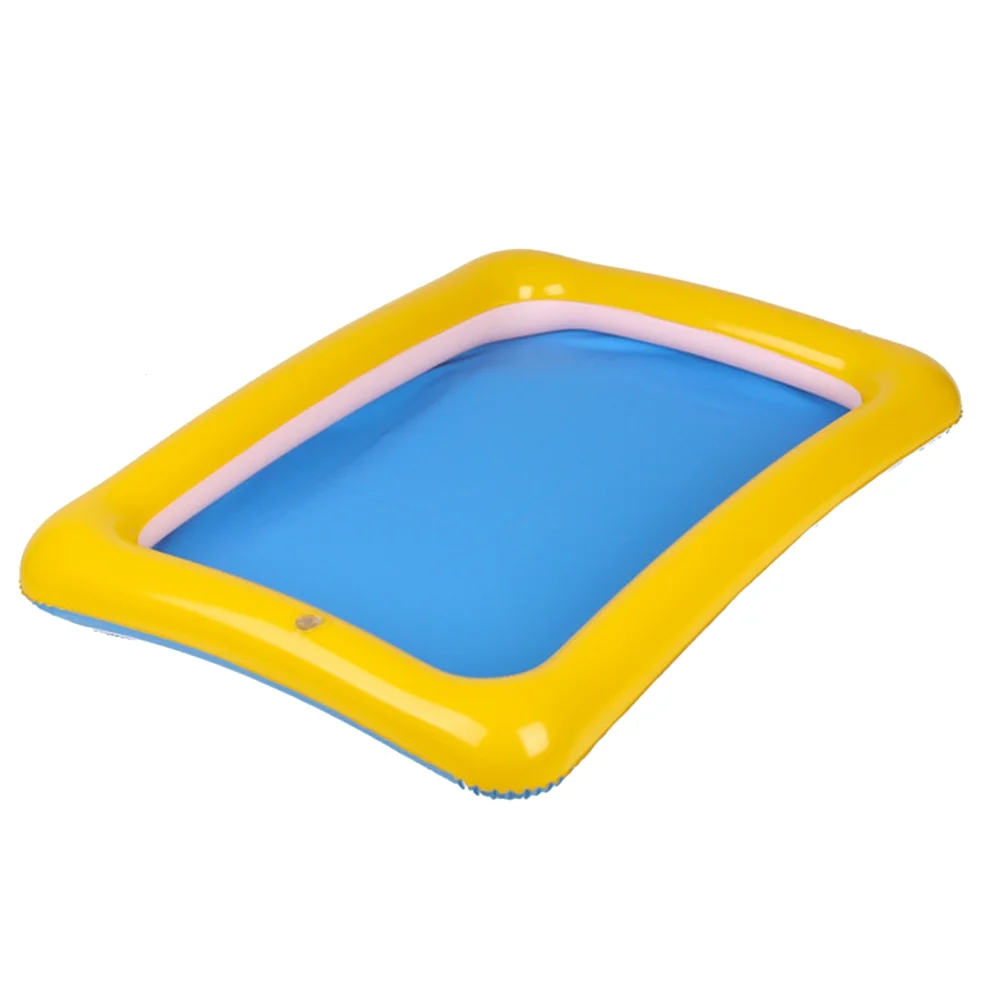 Shulemin Outdoor Beach Kids Children Sand Mud Model Toys Storage Inflatable Pad Box Tray Random Color