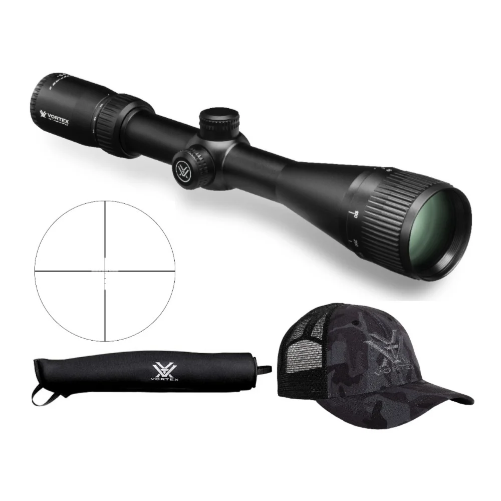 Vortex Crossfire II 4-16x50 AO Riflescope (Dead-Hold BDC MOA Reticle) Bundle