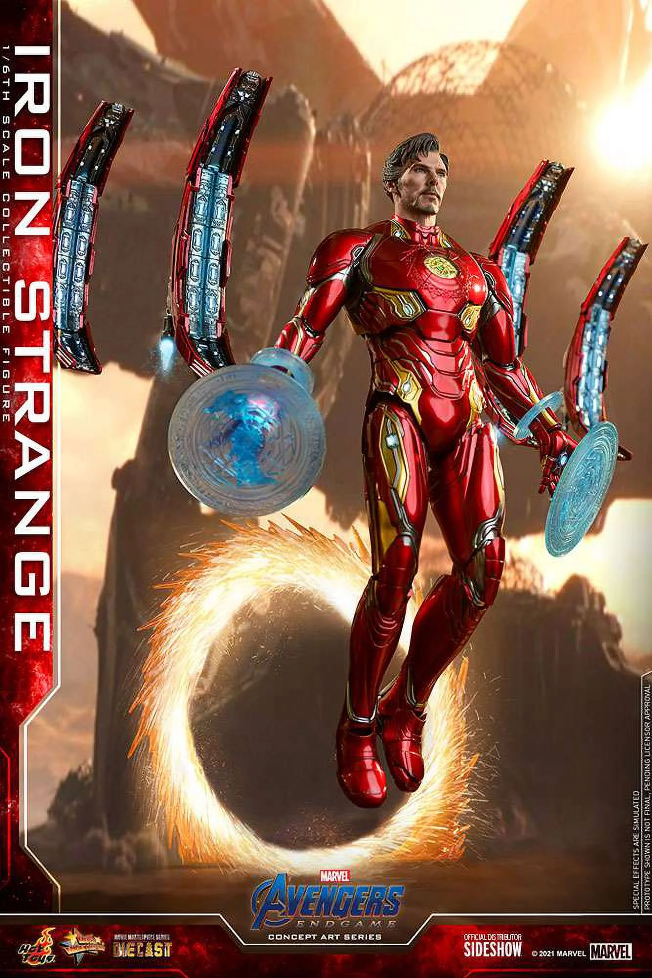 Marvel Movie Masterpiece Diecast Iron Strange Collectible Figure