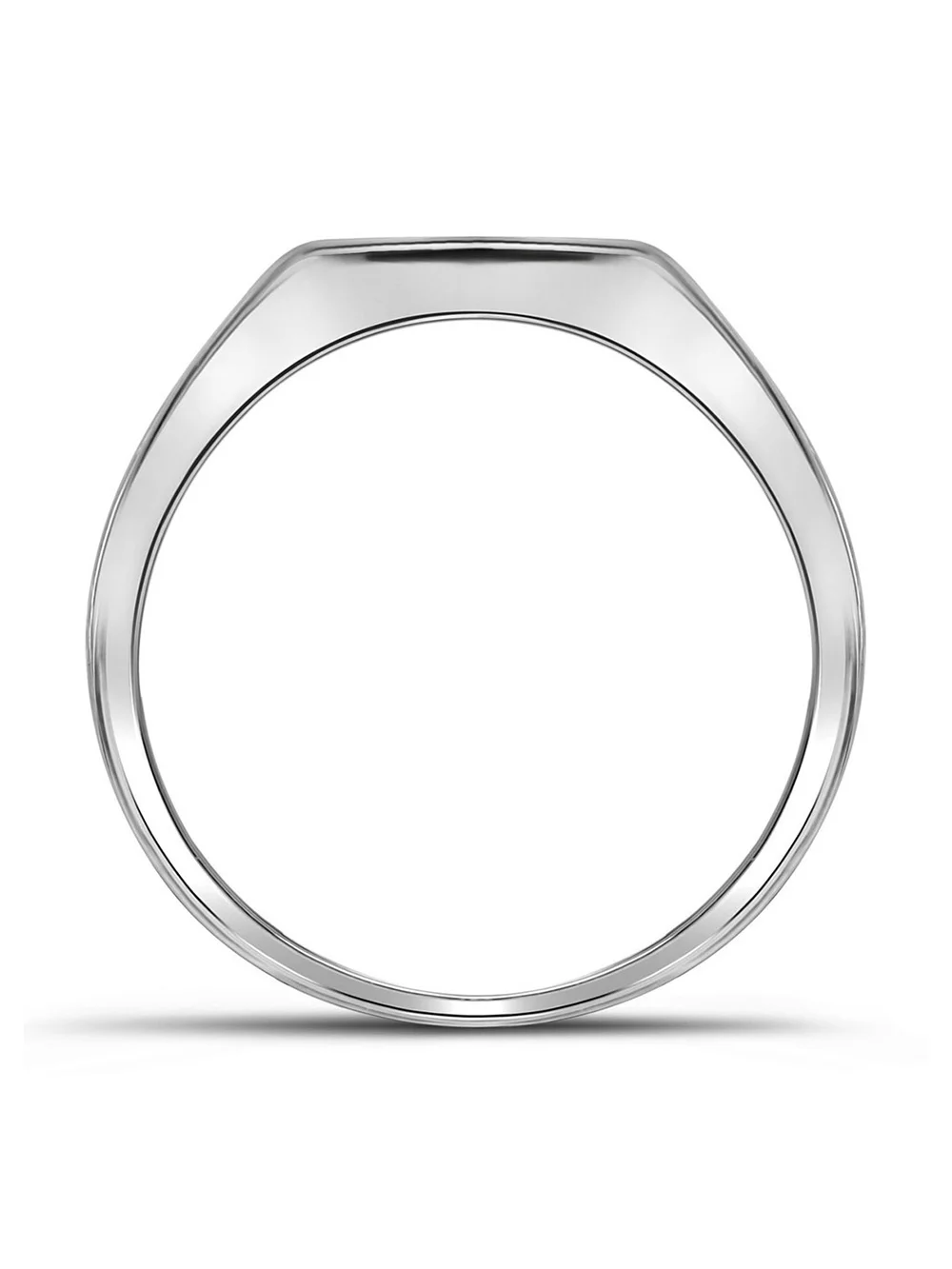 10kt White Gold Mens Round Black Color Enhanced Diamond Wedding Band Ring 1 Cttw