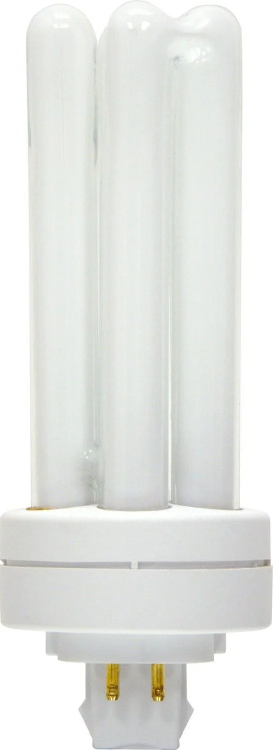 GE 97615 F26TBX/830/A/ECO  26-Watt Energy Smart Ecolux Triple Tube Compact Fluorescent Light Bulb, 3000K, 82 CRI,  GX24q-3 Base,   12 Pack