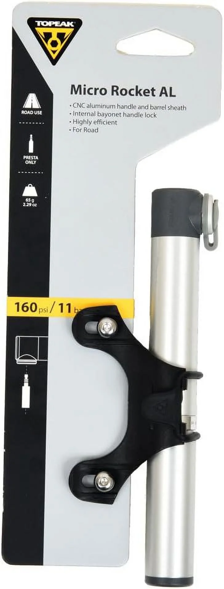 Topeak Micro Rocket AL MasterBlaster Aluminum Bike Pump
