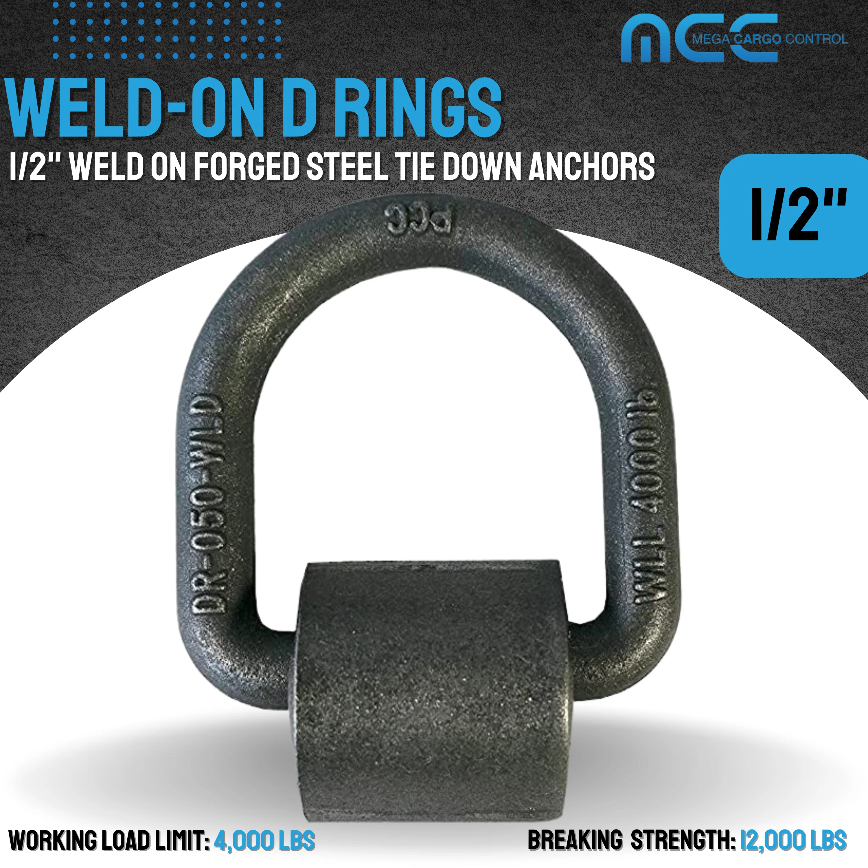 Mega Cargo Control 10 Pack Heavy Duty 1/2