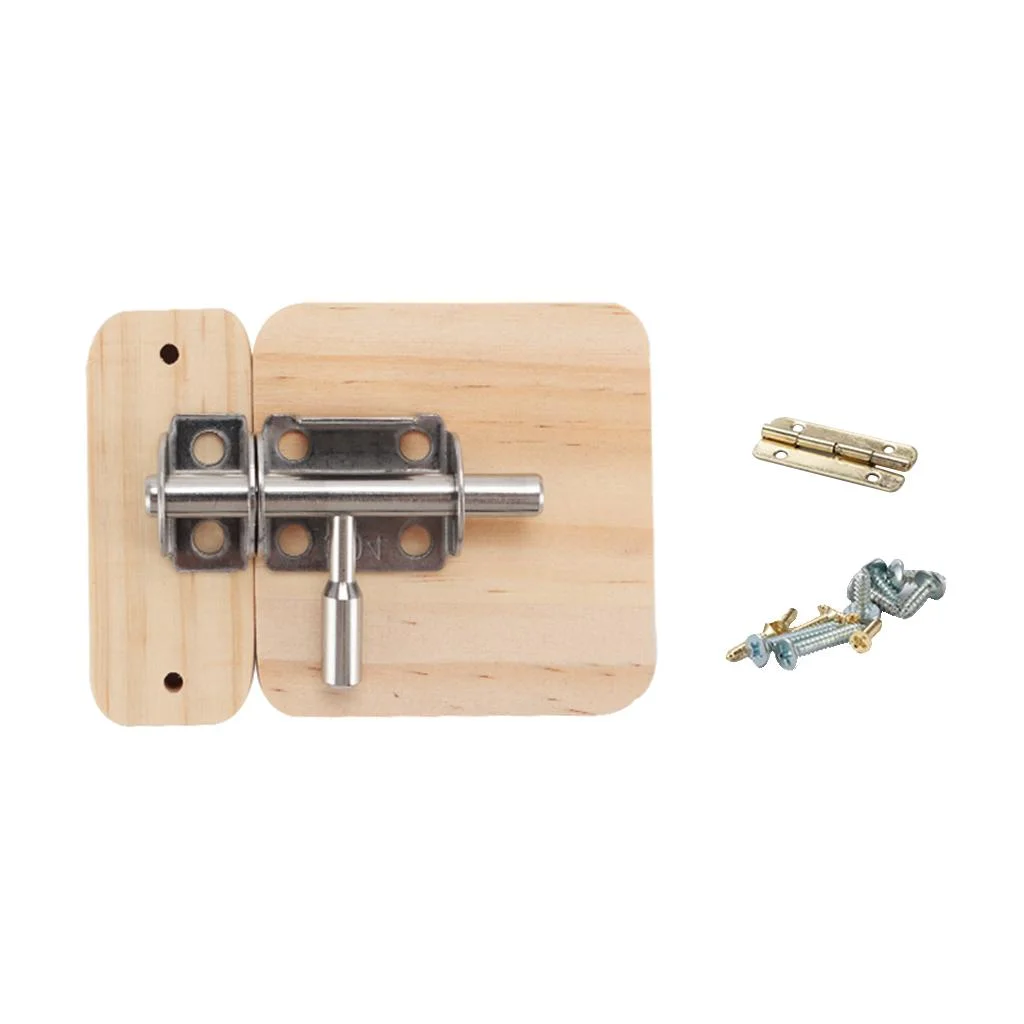 Montessori DIY Lock Latch Puzzle Parent - Child Early Education Year Old - B